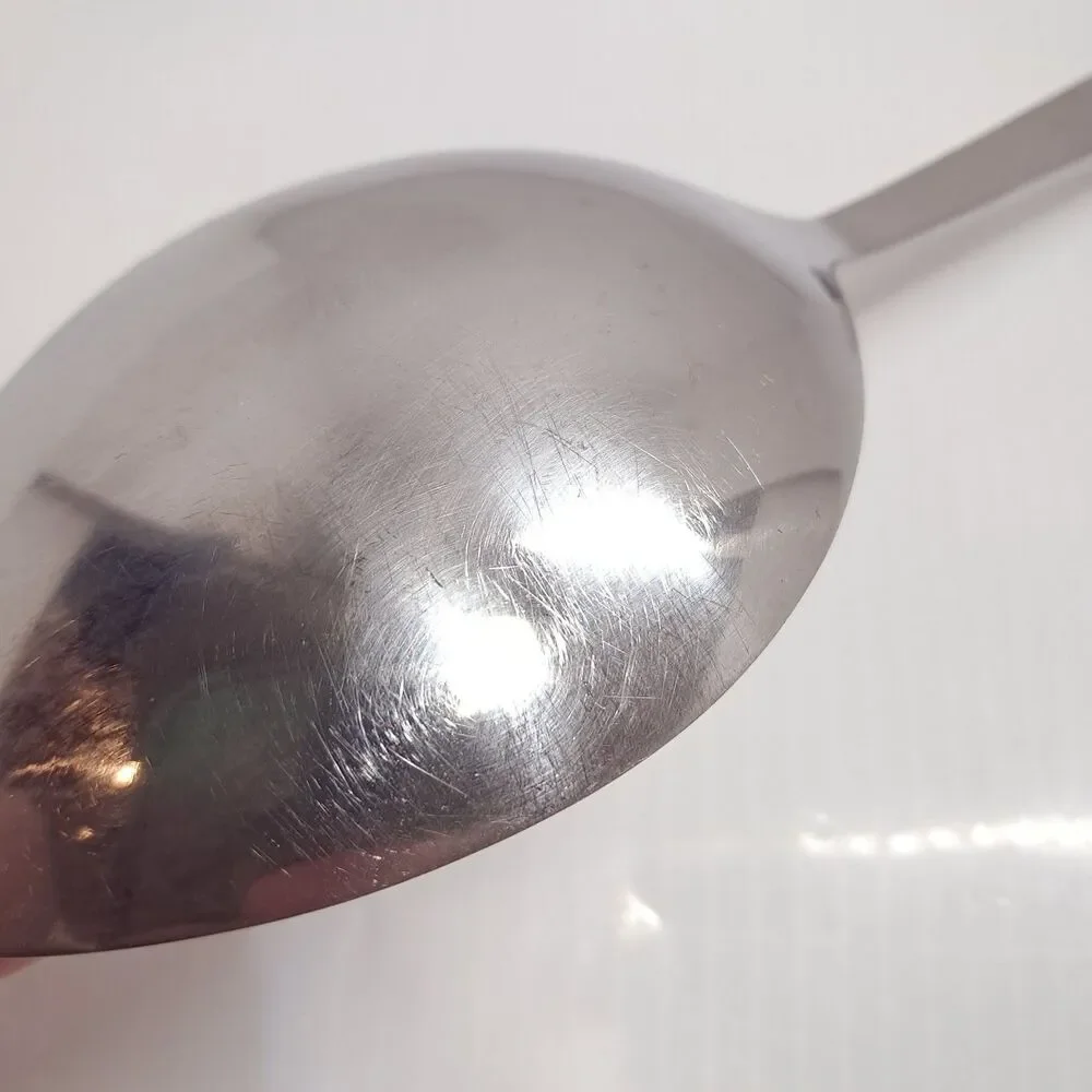 Vintage Wolfgang Pucks Cafe Collection solid Serving Spoon Stainless Steel